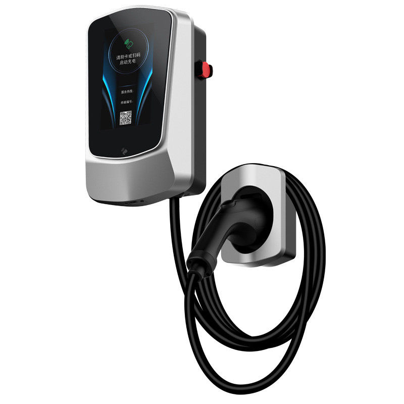 商業電気自動車の充電器のタイプ2のAppの壁EVの充電器4.3インチの表示
