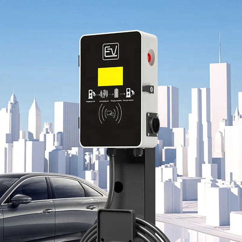 380v 急速充電 3 段階 壁に装着された携帯型 2 型 EV 充電器