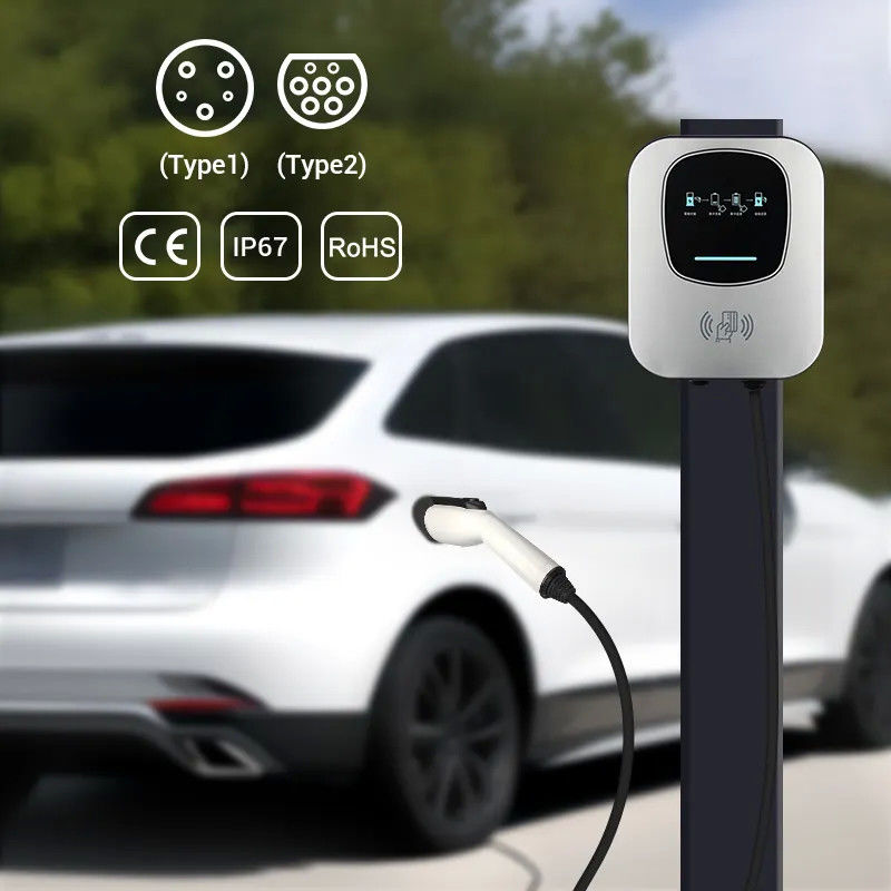 カスタマイズ 色 11kw 急速充電 壁掛け EV 充電ステーション 家用
