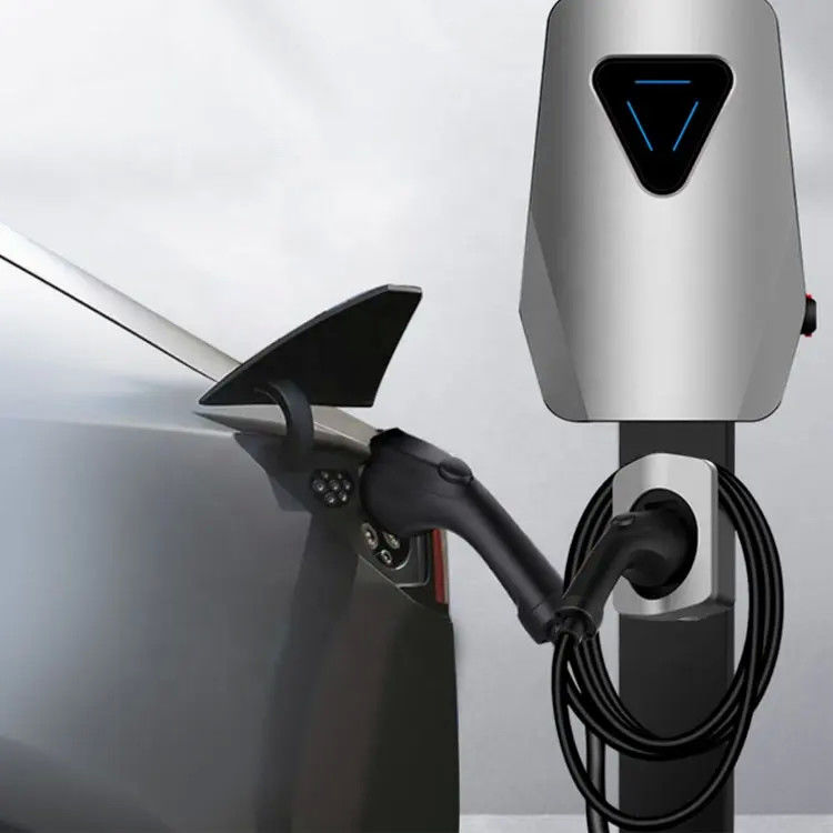 32A 48A 阻燃性 ABS 素材 壁 EV 充電器 EVSE ボックス 過電圧保護
