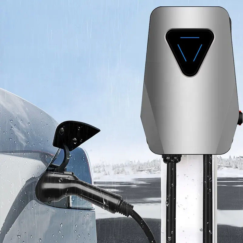 32A 48A 阻燃性 ABS 素材 壁 EV 充電器 EVSE ボックス 過電圧保護