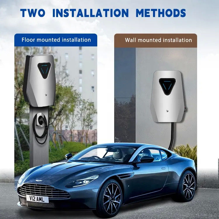 スマートホーム 急速充電 1 段階 壁式 EV 充電器 2 タイプ 過電圧保護