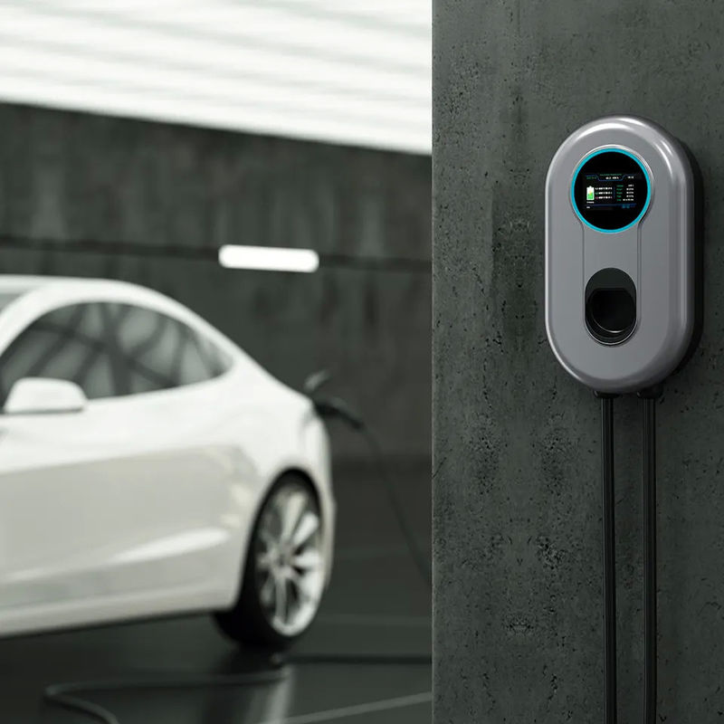 LCDスクリーン表示単一銃11kw携帯用EVの充電器のタイプ2