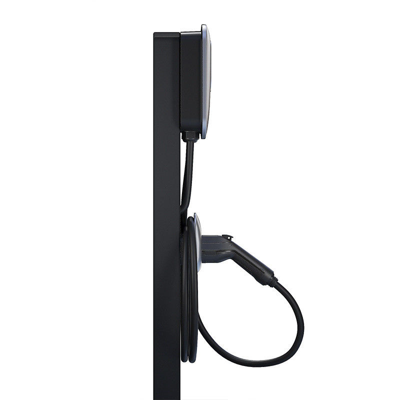 7.4 メートルケーブルコラム 搭載 11kw ホームタイプ1EV充電器 RFIDカード