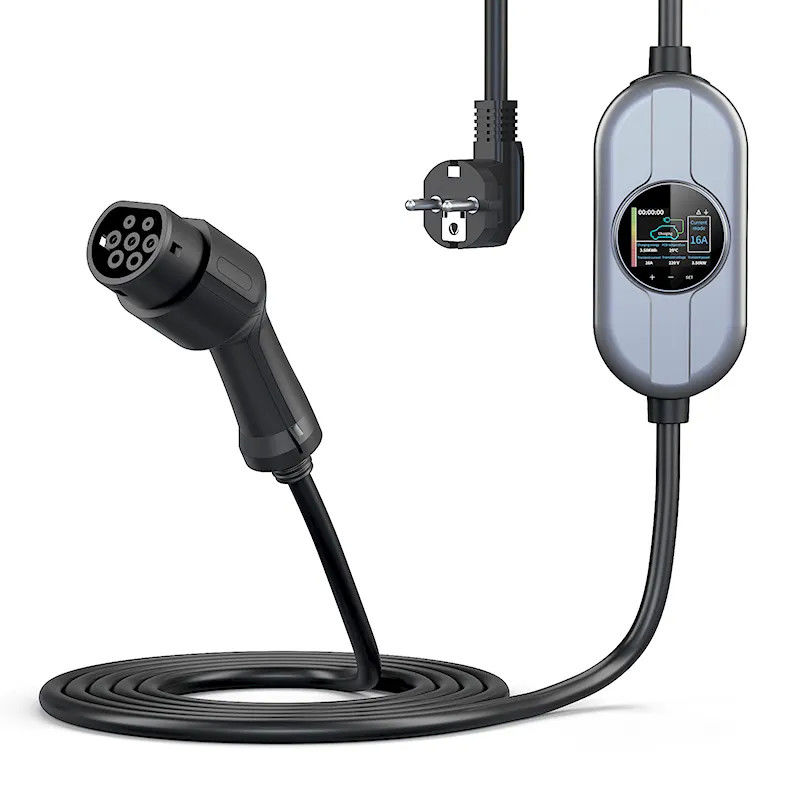 SAE J1772のプラグ携帯用EVの充電ステーションモード2 EV充電器のセリウムFCC