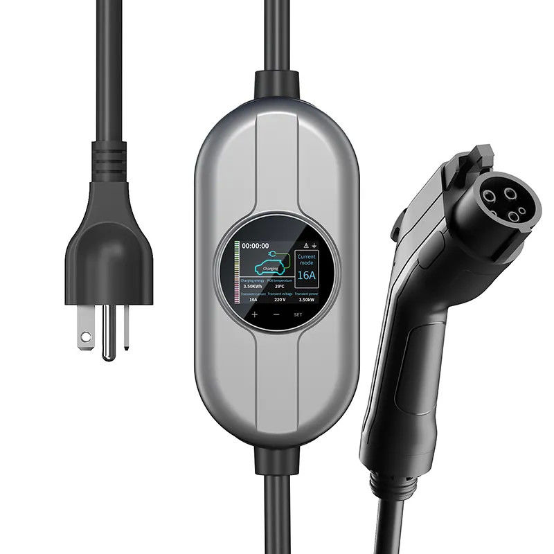 タッチスクリーン 50Hz から 60Hz 32A 携帯型 AC EV 充電器 急速充電