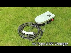 Appが付いているAC家22kw箱の強打カード壁に取り付けられたEV充電ステーション