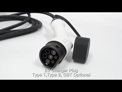 ヨーロッパ標準 22V 7kw Type2 壁掛け EV 充電ステーション急速充電器